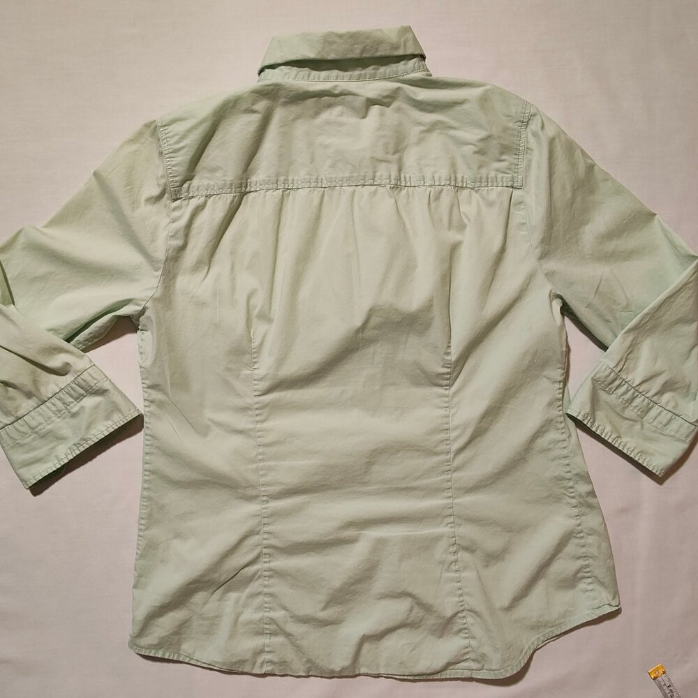 Women's J. Crew Haberdashery 3/4 Sleeve Shirt‎ - Picture 2 of 5